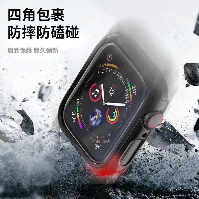 一體式錶殼 手錶保護殼 適用於Apple Watch 8代 5 6 7 SE 蘋果手錶硬殼 41mm 49m 45mm-細節圖8