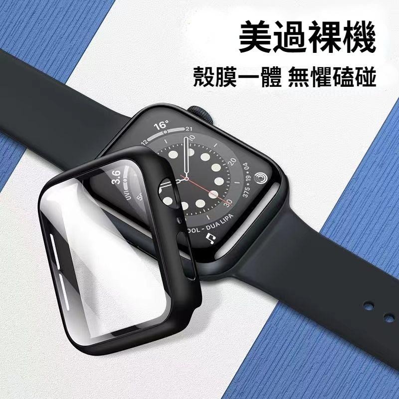 一體式錶殼 手錶保護殼 適用於Apple Watch 8代 5 6 7 SE 蘋果手錶硬殼 41mm 49m 45mm-細節圖9