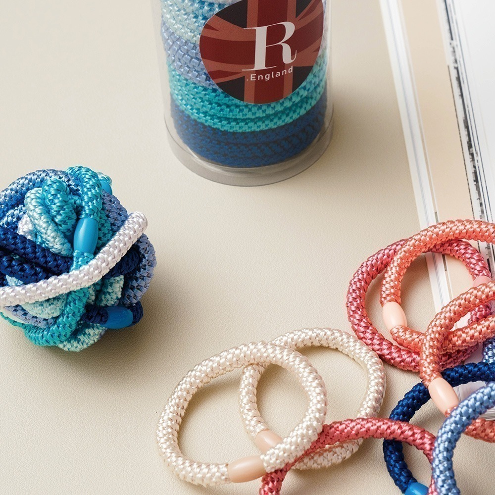 【R.England 皇家髮圈】 粗版 彈力髮圈髮束2入 優惠免運組-細節圖3