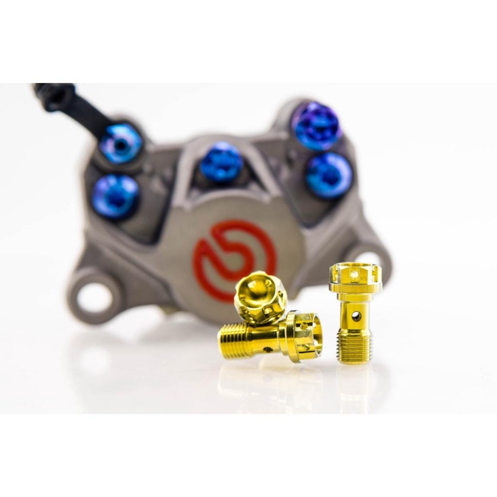 正64鈦合金油管螺絲，M10X1.0，M10 X 1.25，BREMBO，銨科，FRANDO可用，其他可參考-細節圖3