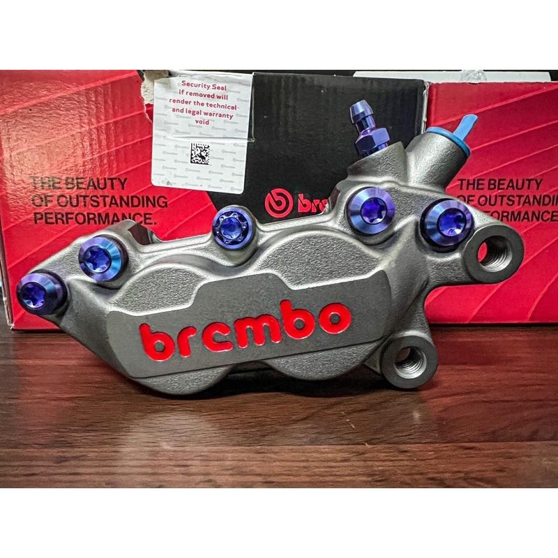 BREMBO 基本對四+鈦合金活塞+鈦合金螺絲+插銷+洩氣螺絲套餐-細節圖4