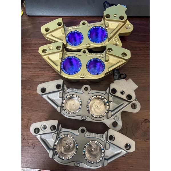 BREMBO 基本對四+鈦合金活塞+鈦合金螺絲+插銷+洩氣螺絲套餐-細節圖5