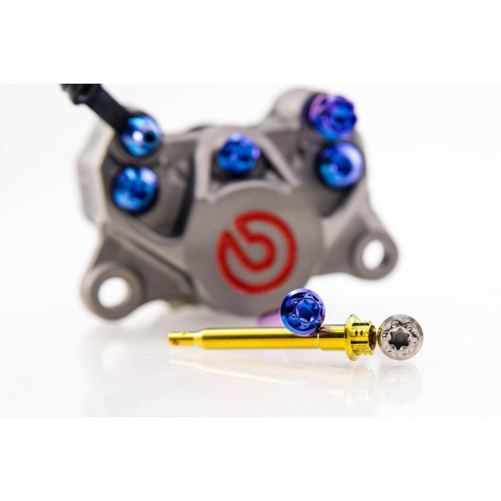 正64鈦合金插銷，對四、螃蟹可用，BREMBO-細節圖2