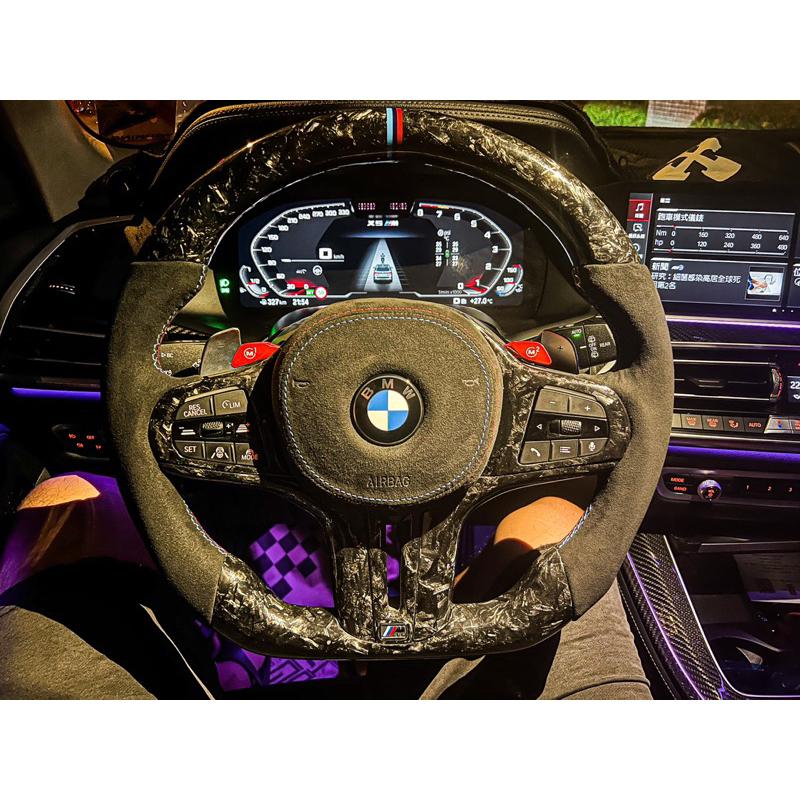 BMW 運動版方向盤，碳纖維方向盤，丁字褲方向盤，F30/f10都可用-細節圖6