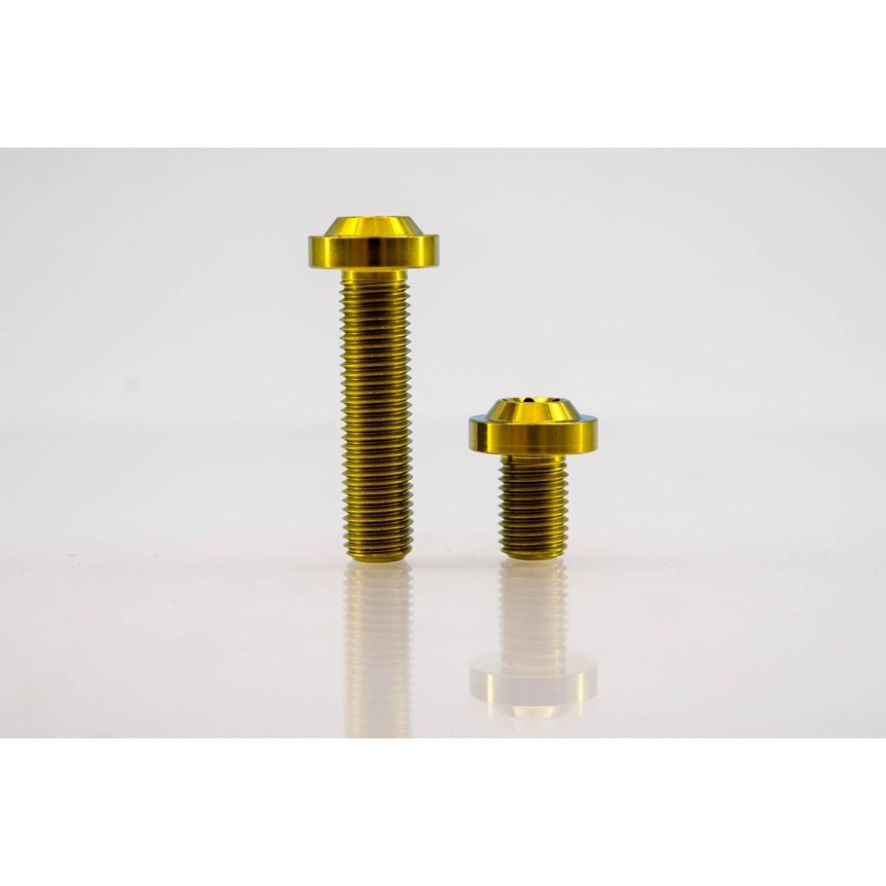 鈦合金螺絲，M10 X 1.25 /1.5 飛碟頭、平頭 ，鍛造鈦合金螺絲，64鈦合金螺絲，鈦螺絲-細節圖7