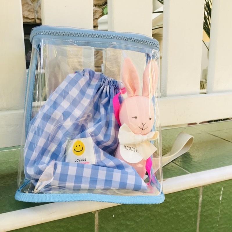 台灣現貨🚀E發票 韓國同步 韓版PVC透明兒童小背包 🎒外出背包-細節圖7