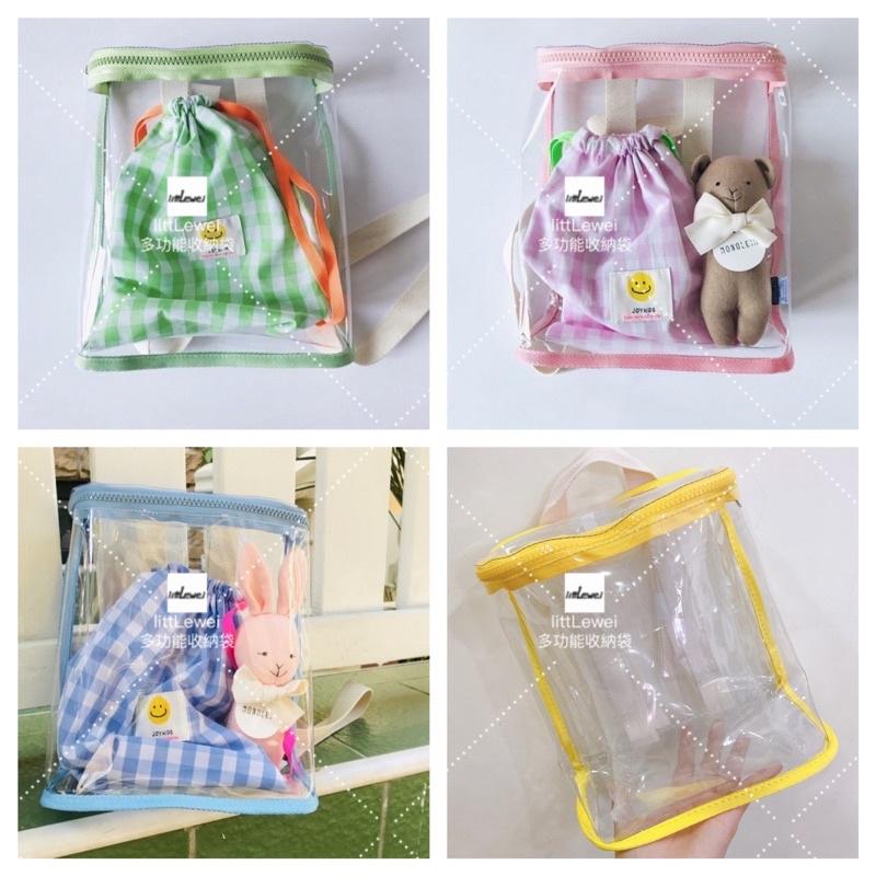 台灣現貨🚀E發票 韓國同步 韓版PVC透明兒童小背包 🎒外出背包-細節圖9