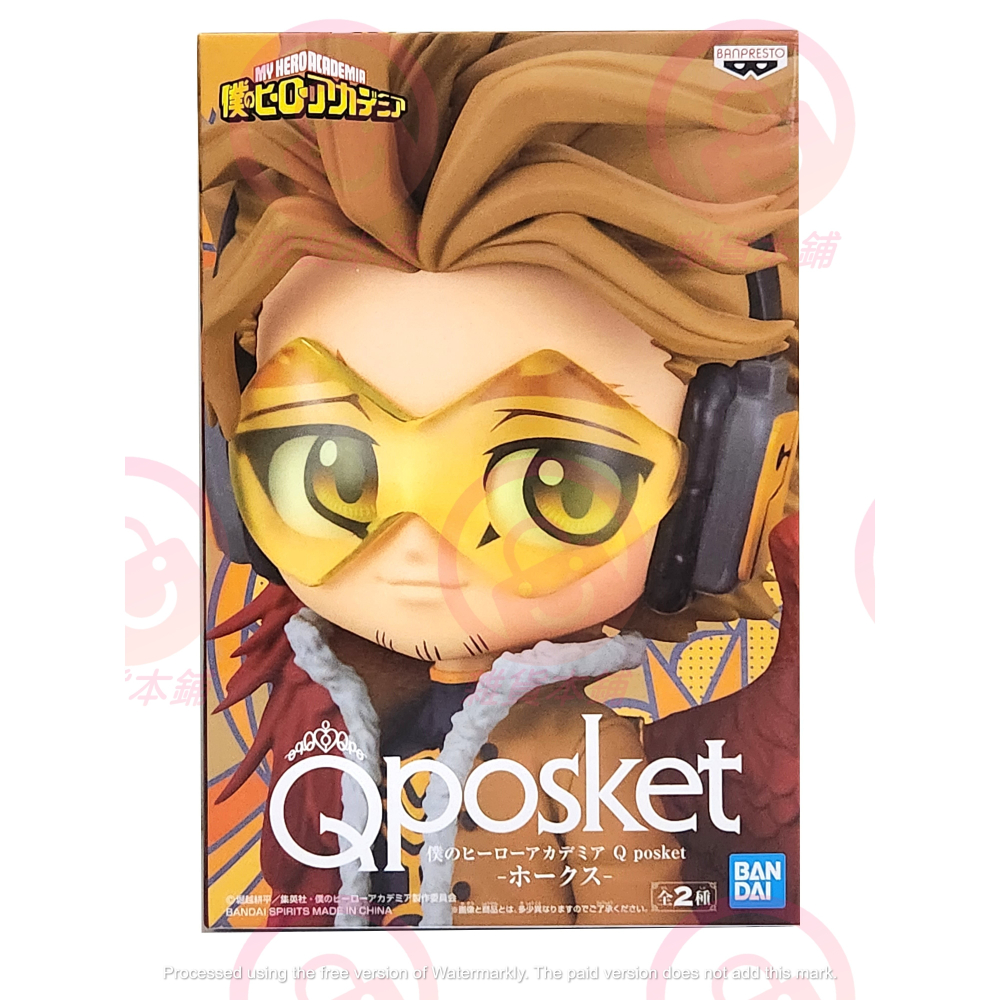 【台灣現貨】日版 Qposket 我的英雄學院 霍克斯 HAWKS Q版 A款 QP Q posket 景品 公仔-細節圖6