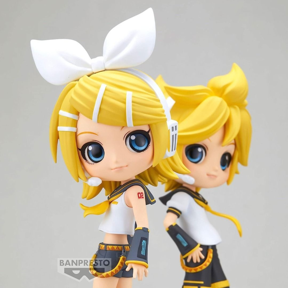 【台灣現貨】日版 Qposket 鏡音鈴 Kagamine Rin 鏡音 リン 雙子 A款 Q版 QP 景品 公仔-細節圖8