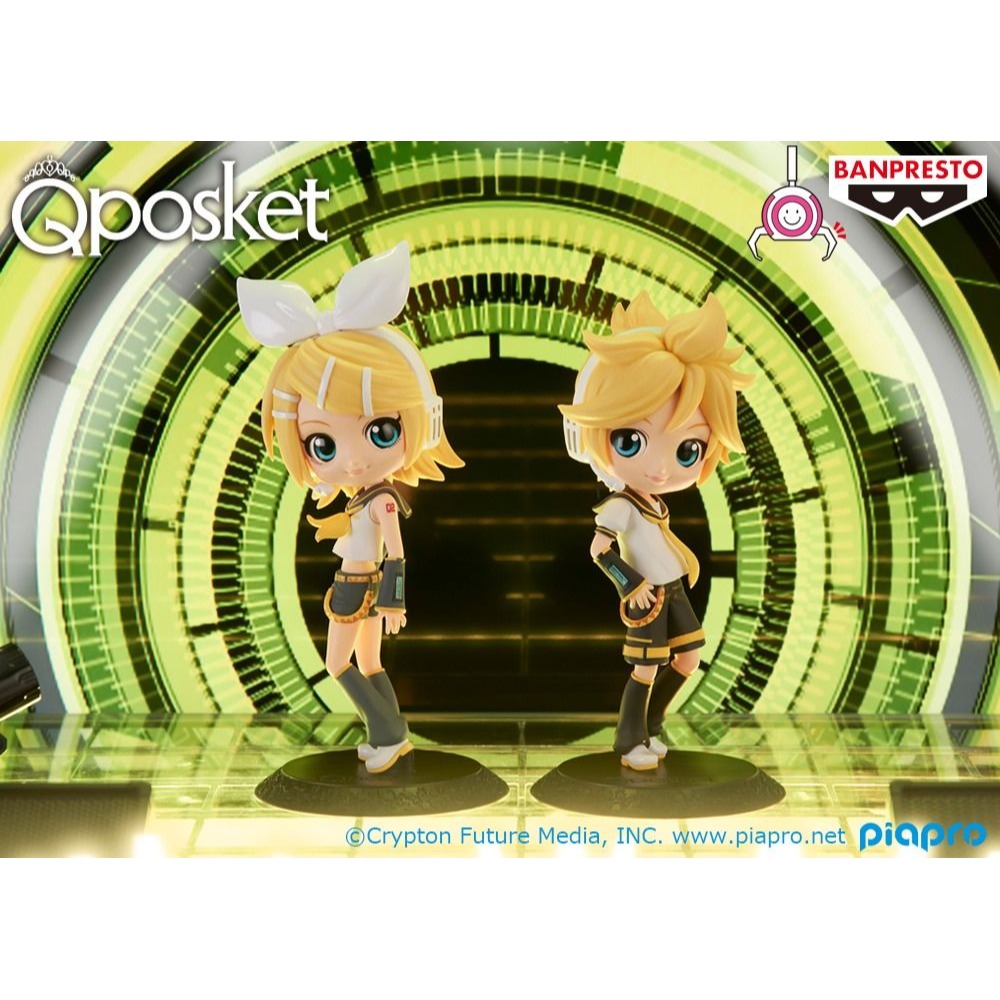 【台灣現貨】日版 Qposket 鏡音鈴 Kagamine Rin 鏡音 リン 雙子 A款 Q版 QP 景品 公仔-細節圖9