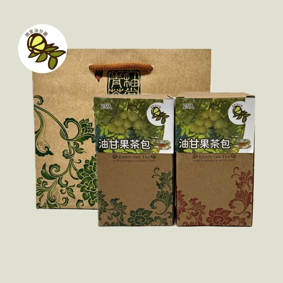 【限量100組｜家扶義賣】2+2盒｜送1L玻璃泡茶壺｜暖心公益【施家油甘園】施家油甘果茶－25入/盒-規格圖5