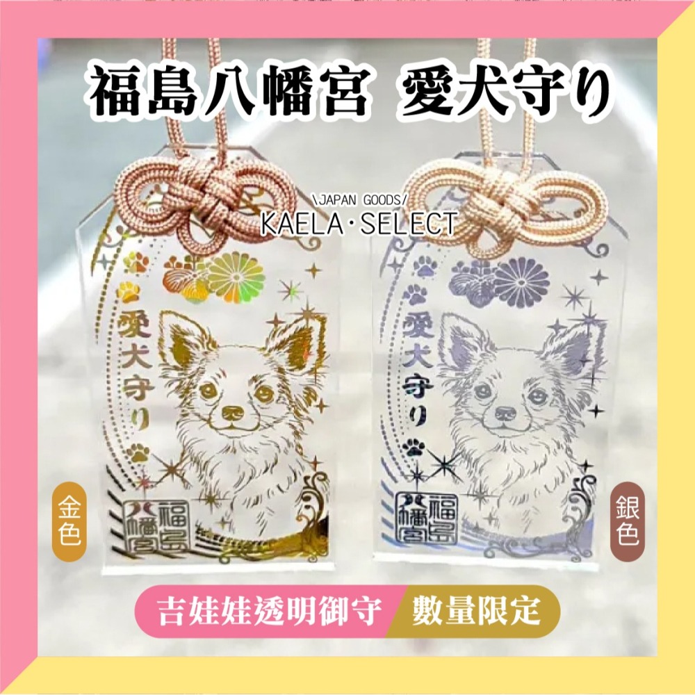 KAELA日貨 日本 福島八幡宮 愛犬 愛貓 透明御守 柴犬 臘腸 玩具貴賓 吉娃娃 鬥牛 寵物御守-細節圖7