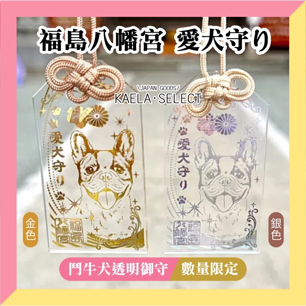 KAELA日貨 日本 福島八幡宮 愛犬 愛貓 透明御守 柴犬 臘腸 玩具貴賓 吉娃娃 鬥牛 寵物御守-細節圖8