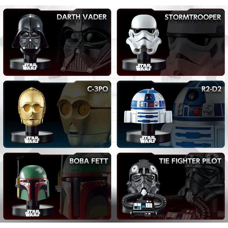 【Plutopia】 BANDAI Star Wars Helmet Vol.1 星際大戰 1/6 全六款無隱藏-細節圖2