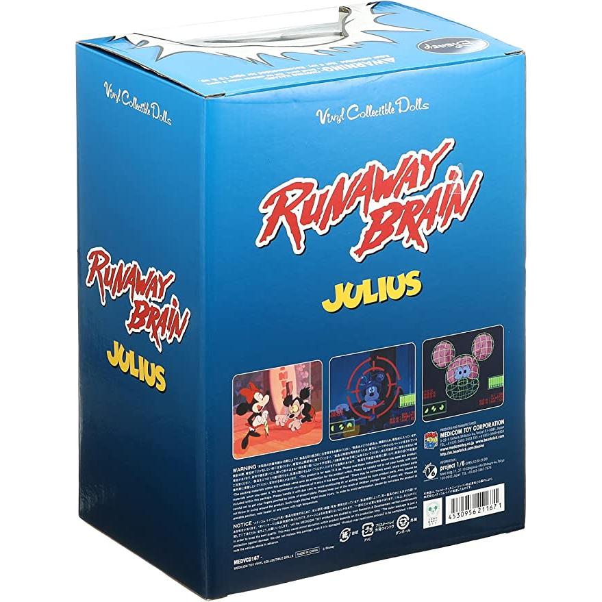 【Plutopia】MEDICOM TOY RUNAWAY BRAIN JULIUS VCD 瘋狂米奇 瘋狗皮特-細節圖4