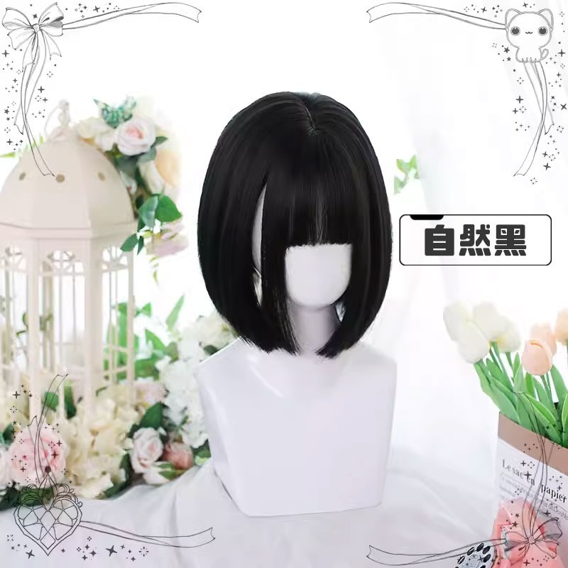 🍃HAKUBA預購｜假髮｜萬用款｜Lolita｜脆啵啵｜短髮｜日常款｜原宿｜軟妹｜30cm｜大佬家-細節圖2