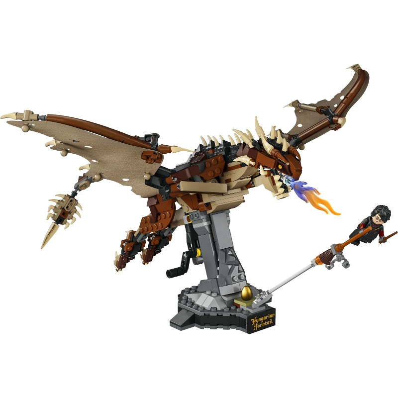 絕版品 LEGO 樂高 76406 哈利波特 匈牙利角尾龍 Hungarian Horntail Dragon-細節圖2