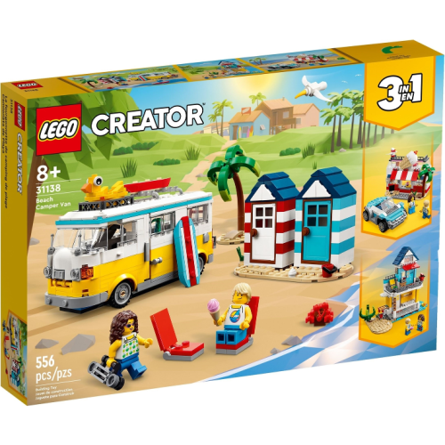 LEGO 樂高 31138 CREATOR 三合一 海灘露營車 Beach Camper Van