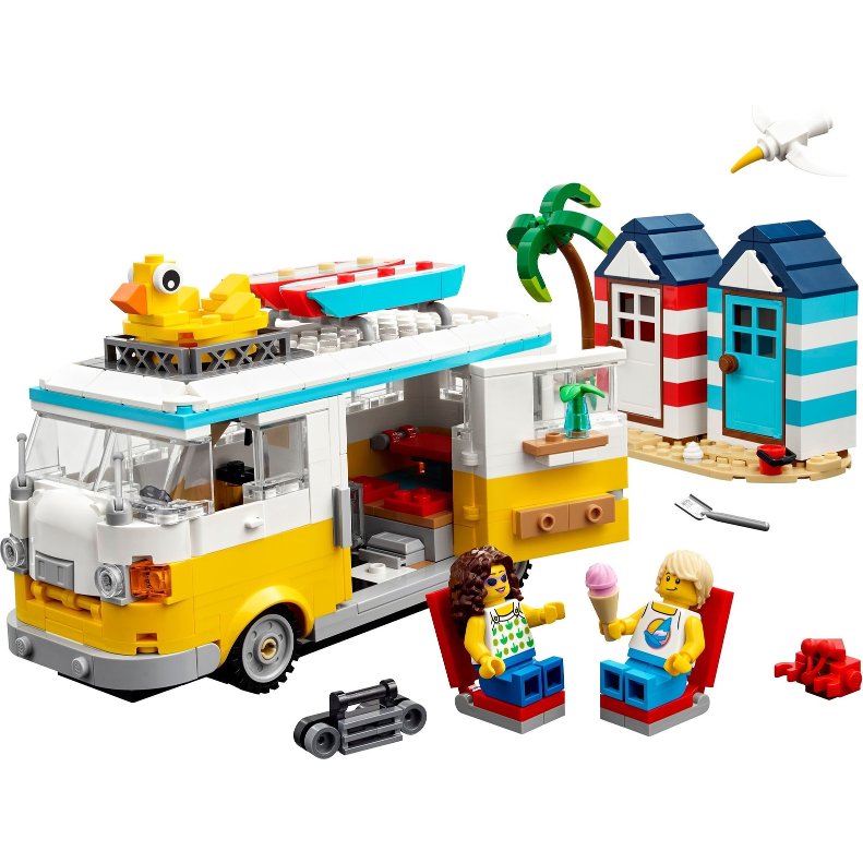 LEGO 樂高 31138 CREATOR 三合一 海灘露營車 Beach Camper Van-細節圖2
