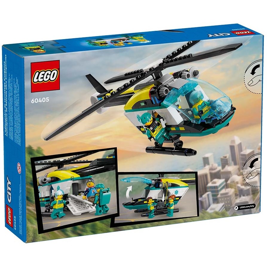 LEGO 樂高 60405 City 緊急救援 直升機-細節圖2