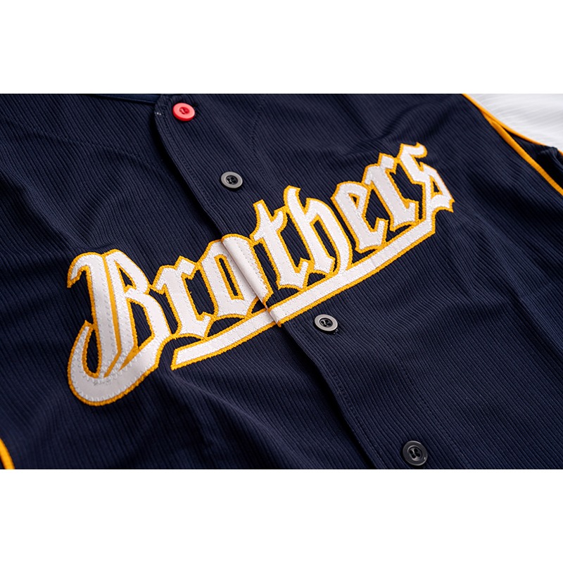 中華職棒 中信兄弟 兄弟🐘 棒球 2023鋼鐵藍客場球衣-細節圖2