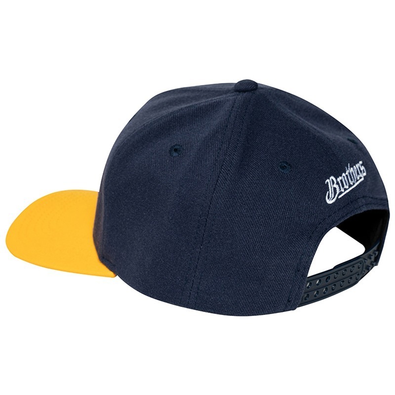 隊徽棒球帽-黃帽沿白B 中華職棒 Brothers 中信兄弟 兄弟🐘 棒球-細節圖3