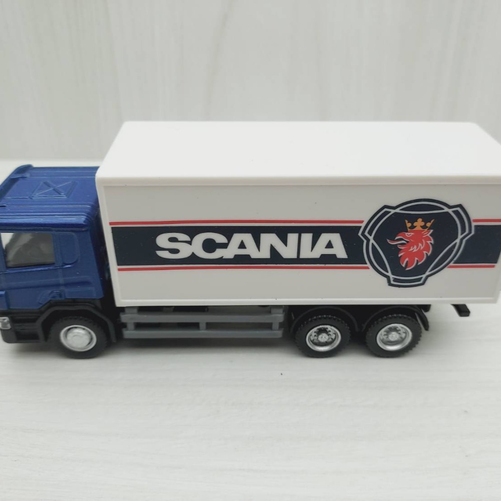 全新盒裝1:64 ~ SCANIA合金車頭 廂式貨運車 卡車模型玩具-細節圖2