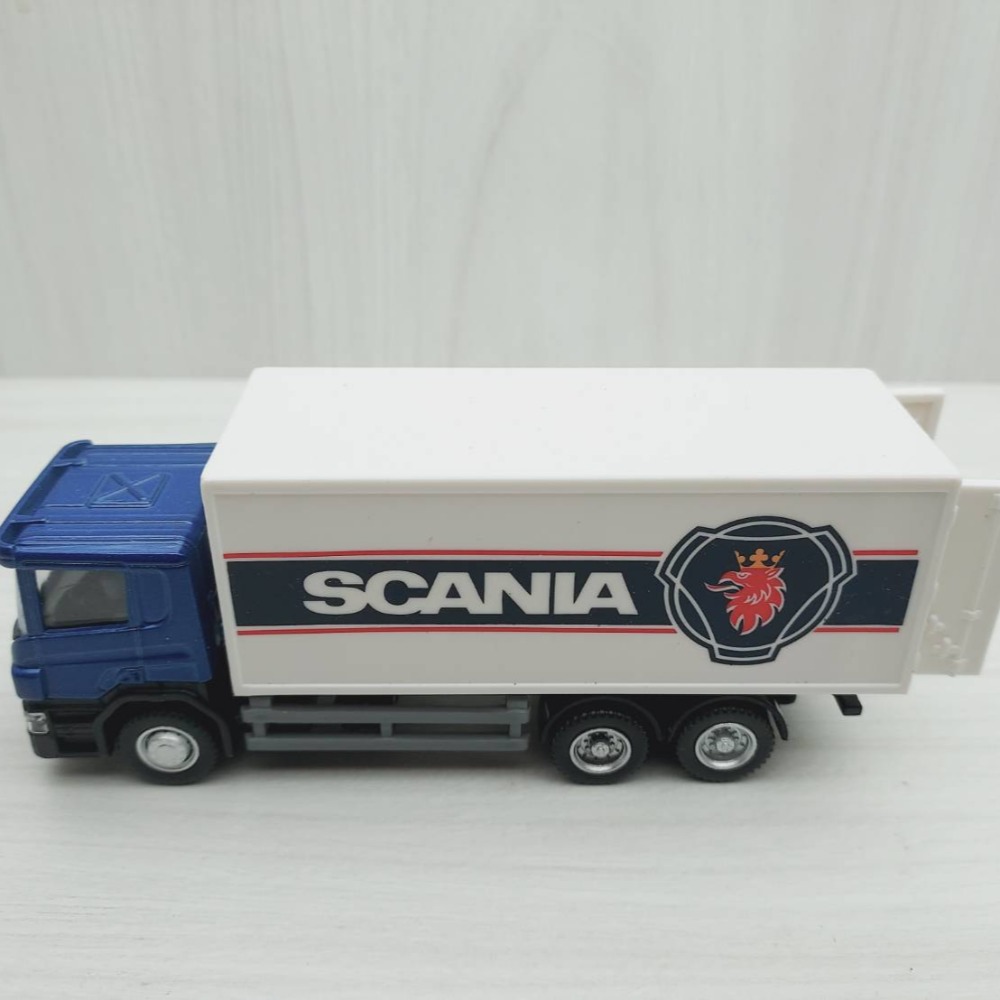 全新盒裝1:64 ~ SCANIA合金車頭 廂式貨運車 卡車模型玩具-細節圖3