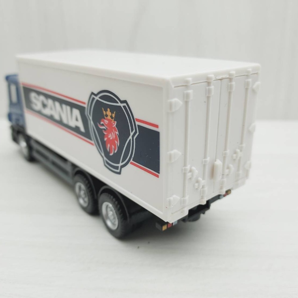 全新盒裝1:64 ~ SCANIA合金車頭 廂式貨運車 卡車模型玩具-細節圖4