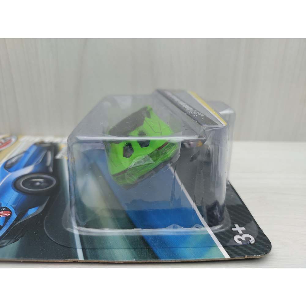 全新包裝 CCA 1:64~藍寶堅尼Aventador 綠色 避震效果 螺絲底盤 合金滑行車-細節圖3