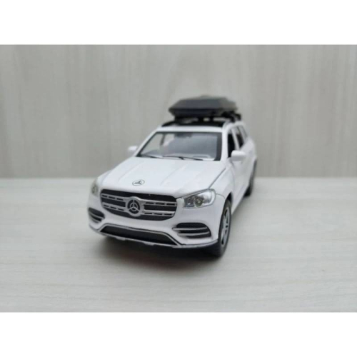 台灣現貨 全新盒裝~1:32 ~賓士 BENZ GLS580 白色 全開門 合金模型 聲光車 兒童禮物 收藏 玩具車