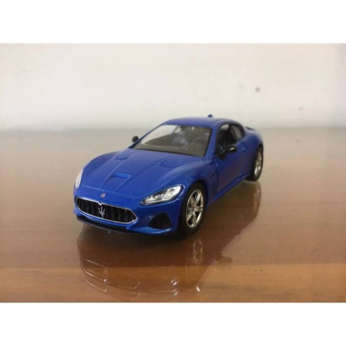全新盒裝1:36~瑪莎拉蒂MASERATI GT 藍色 合金汽車模型