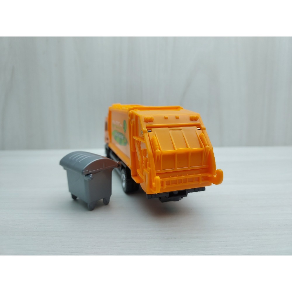 全新盒裝-1:64 -德國M AN合金車頭垃圾運輸卡車模型玩具-細節圖4