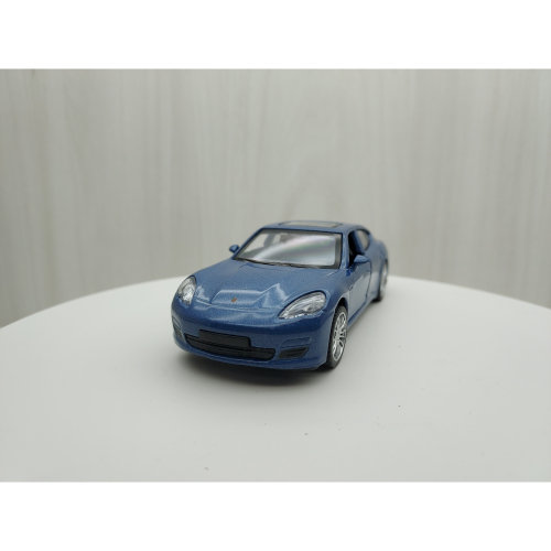 全新盒裝~1:43~保時捷 PANAMERA 紫灰色 合金模型車