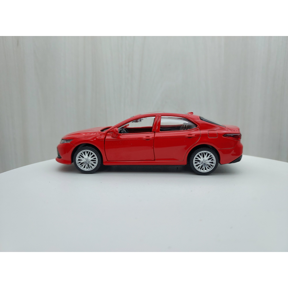 全新盒裝~1:43~豐田TOYOTA CAMRY 合金模型玩具車 紅色-細節圖2