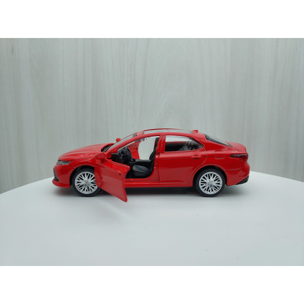 全新盒裝~1:43~豐田TOYOTA CAMRY 合金模型玩具車 紅色-細節圖3