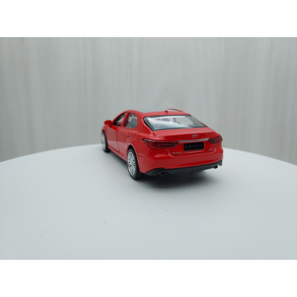全新盒裝~1:43~豐田TOYOTA CAMRY 合金模型玩具車 紅色-細節圖4