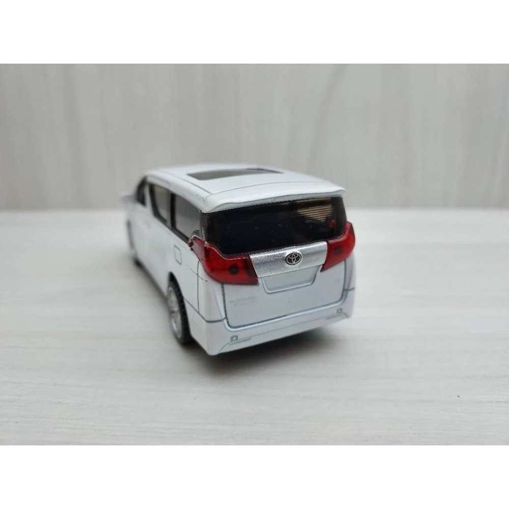 全新盒裝~1:43~豐田 TOYOTA 埃爾法 ALPHARD 合金模型玩具車 白色-細節圖4