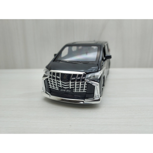 台灣現貨 全新盒裝1:32~豐田 TOYOTA ALPHARD 旗艦版 黑色 合金 模型車 聲光車 玩具 兒童 禮物