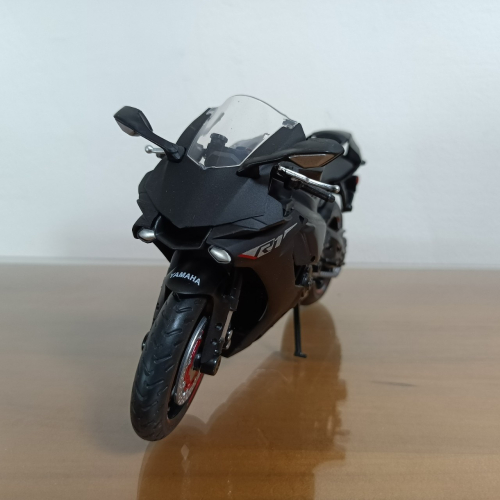 全新盒装現貨~1:12~山葉 YAMAHA YZF-R1 黑色 模型車 玩具 兒童 收藏 重機 摩托車 交通模型