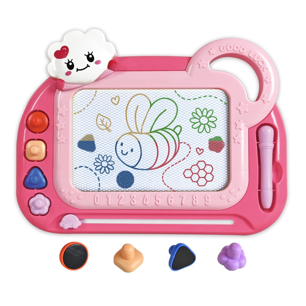 FOOD超人彩色隨身磁性畫板(粉色)-細節圖2