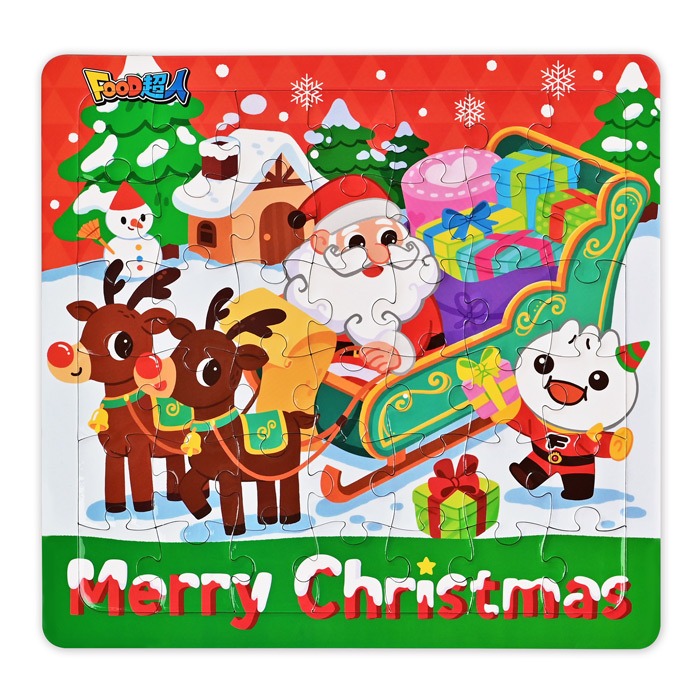 FOOD超人歡樂聖誕拼圖-細節圖2