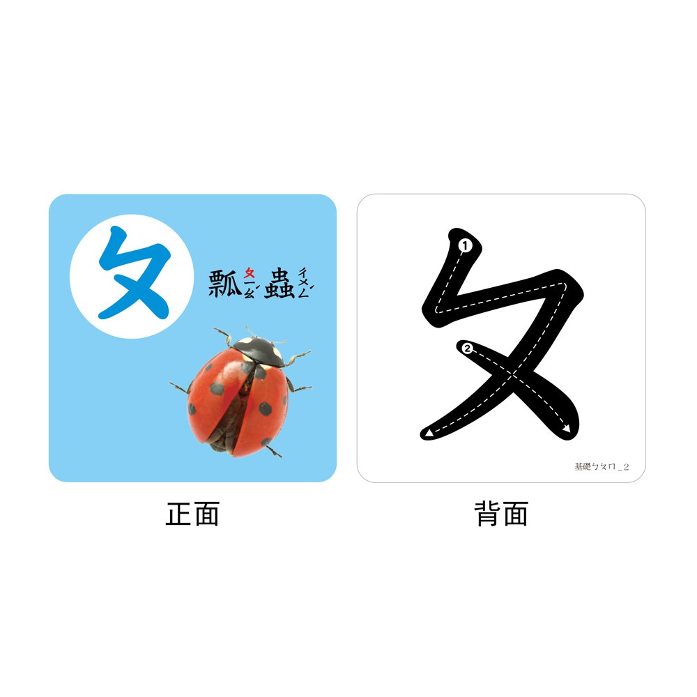 FOOD超人聰明認知大圖卡-基礎ㄅㄆㄇ*新版-細節圖3