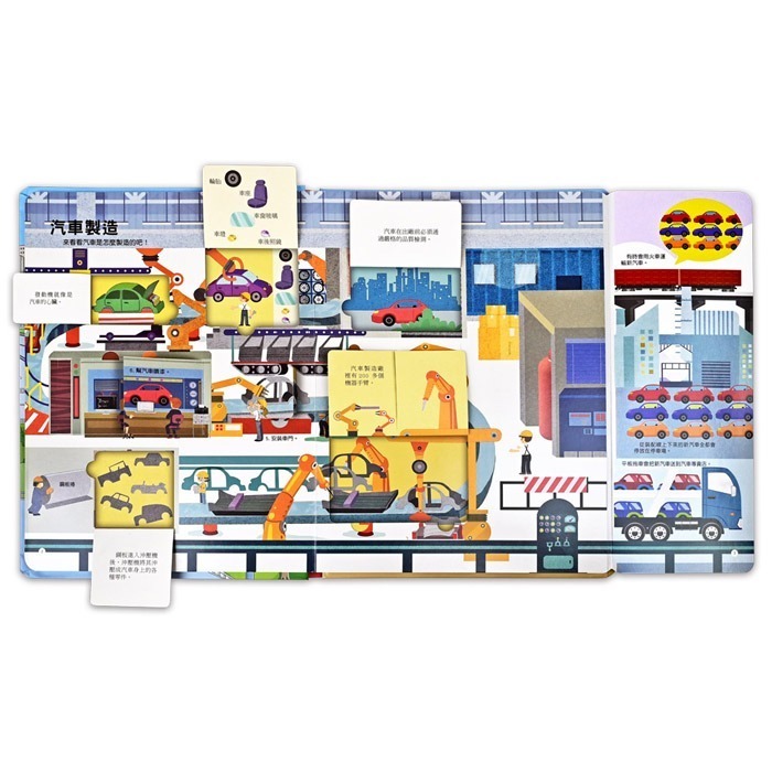 趣味科學知識翻翻書-揭秘汽車-細節圖2