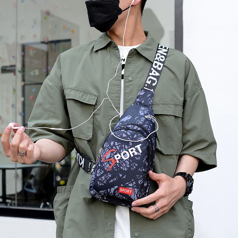 現貨-側背包/運動包/胸包/情侶包/男士潮包/小寶寶/攜帶方便包/男用背包/旅行包-細節圖5