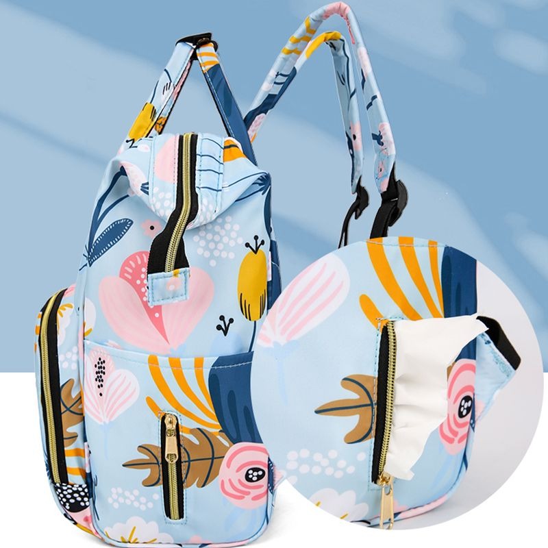 媽咪包/網紅母嬰包/旅行包/ins防盗出行時尚新款寶媽包/雙肩包女多格媽媽包/分隔包包容量空間大-細節圖5