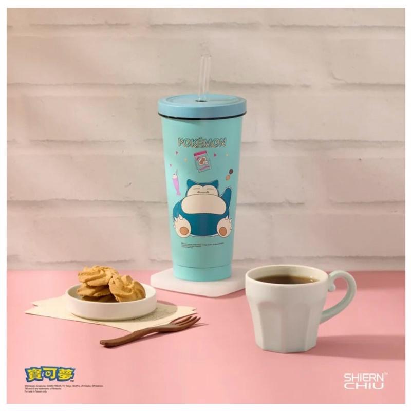 （現貨）正版 寶可夢 皮卡丘 卡比獸 伊布 720ml 內陶瓷吸管杯 玻璃吸管 清潔刷 超值組 (3款)-細節圖5