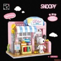 （現貨）正版授權 Snoopy 史努比積木 街景系列 書店 麵包店 花店 禮品店 積木玩具送禮 擺設-規格圖8