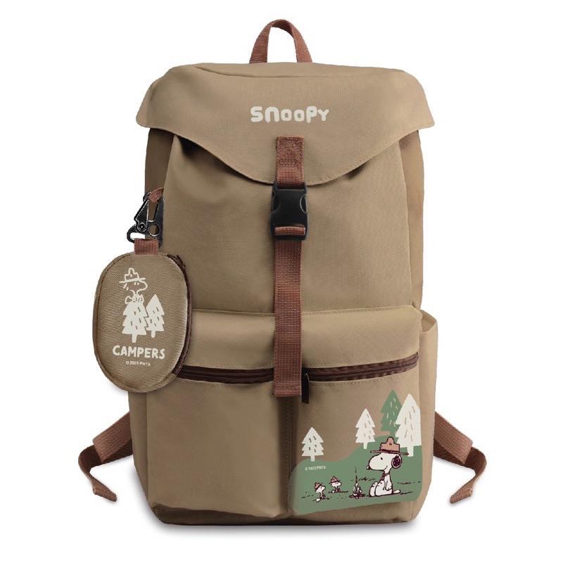 （現貨）正版授權 史努比 SNOOPY PEANUTS-野營趣多口袋機能後背包-細節圖4