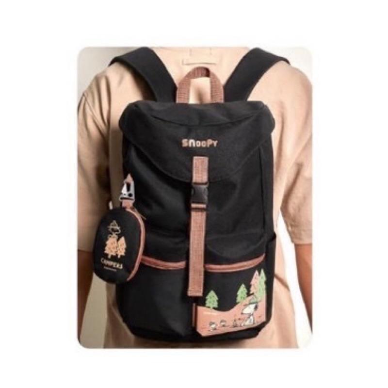 （現貨）正版授權 史努比 SNOOPY PEANUTS-野營趣多口袋機能後背包-細節圖6